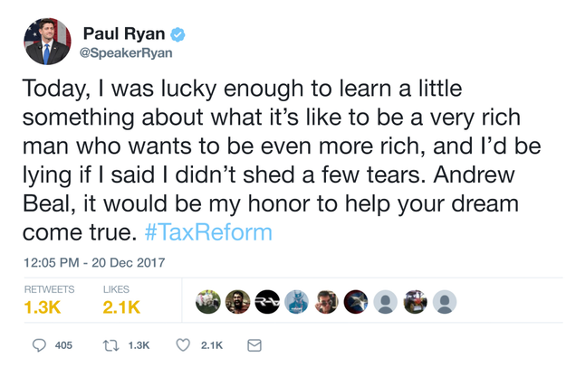Illustration for article titled Pulling Their Heartstrings: Tearful Republicans Unanimously Voted For The New Tax Bill After Hearing A Billionaire’s Heart-Wrenching Story Of How He Would Like To Have More Money